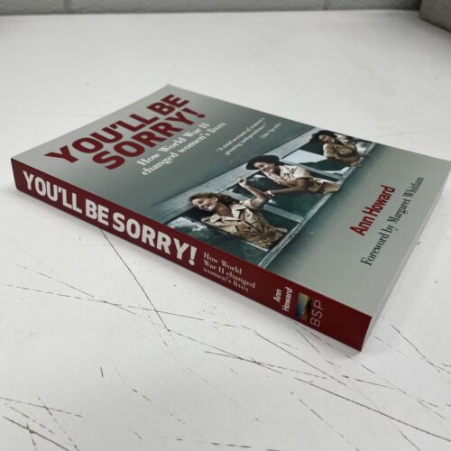 ORIGINAL VINTAGE War Book Novel Mancave Paper WW2 You’ll Be Sorry Ann Howard A - Picture 2 of 10