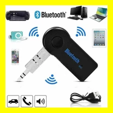 2 In 1 Wireless Bluetooth Receiver Transmitter Adapter 3.5mm Jack For Car Music
