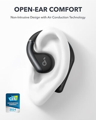 Soundcore AeroFit Open-Ear Headphones Ergonomic Ear Hook
