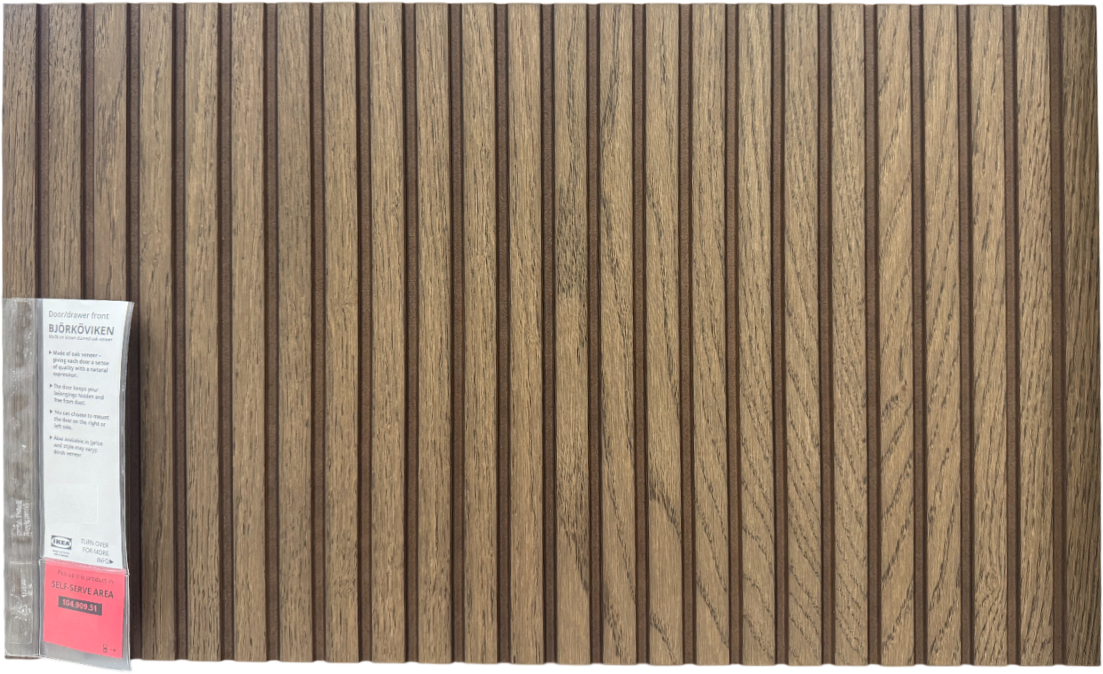 New IKEA BJORKOVIKEN Brown Stained Door 60x38 cm (23 1/2x15