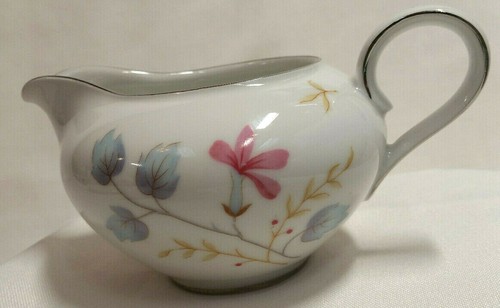 Eschenbach Bavaria Germany China P 1341 Creamer Sugar Bowl Lid White w/Flowers - Picture 4 of 11