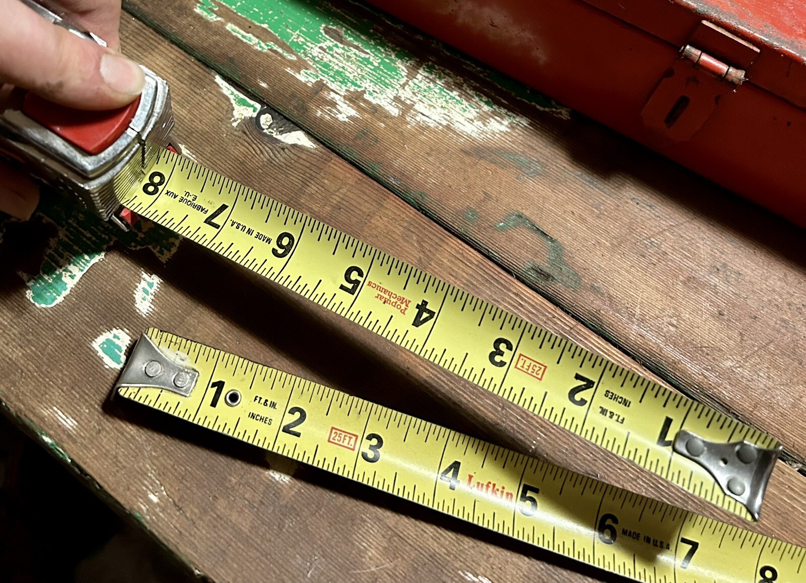 Vintage Popular Mechanics 1" x 25" Power Tape Made in The USA