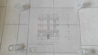 VINTAGE ARCHITEKTUR MASSSTAB ZEICHNUNGSBESTAND UND DOKUMENTATION (6) 1981 POLEN