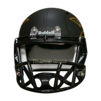 black vt football helmet Michael Vick Signed Virginia Tech Matte Black Mini Helmet Beckett Witness  Coa