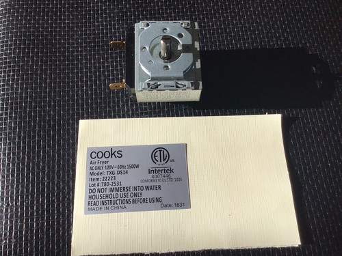 Replacement Timer Control For COOKS TXG-DS14 OEM 120V~60Hz 1500W Air Fryer