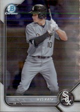 2022 BOWMAN CHROME PROSPECT CHICAGO WHITE SOX - WES KATH #BCP-204