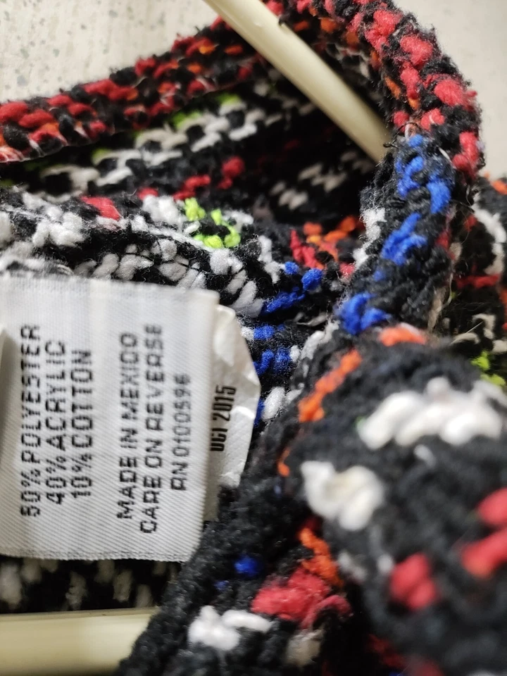 Earth Ragz Baja Hoodie Colorful Boho Small Surfer Girl Hippie Clean Pls Read - Image 3 of 4