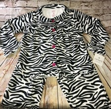 Carters Girls 2pc Pajama Set Choose Sz 4 or 5 Black White ZEBRA Sleepwear PJs