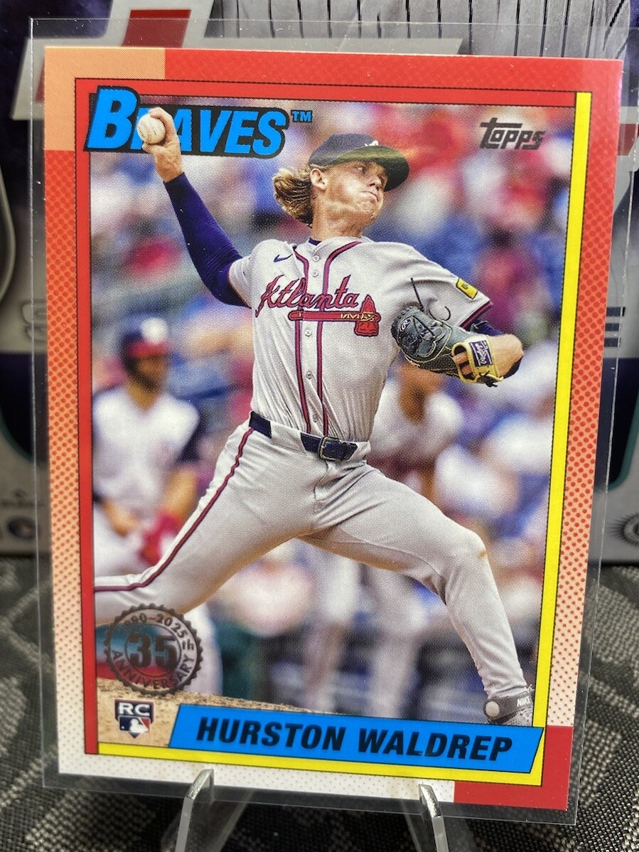 2025 Topps Series 1 HURSTON WALDREP 1990 35th Anniversary