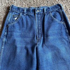 Vintage 80s Wrangler Misses Jeans M/L Full Fit Regular Tapered Denim 30x29 