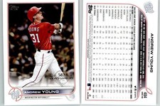 Andrew Young 2022 Topps 582 Montgomery Stamped Set #404 Nationals