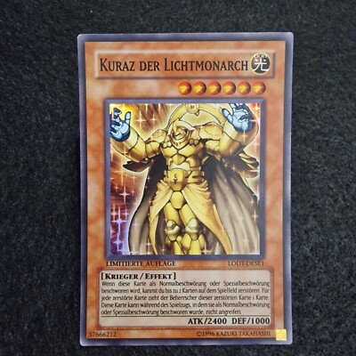 Yugioh Kuraz der Lichtmonarch LODT-DESE1 Limitiert NM
