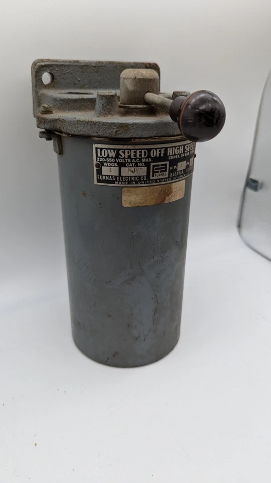 Interruptor de tambor Furnas WJV2 3 HP 3 fases - usado sin probar Foto 3 de 4