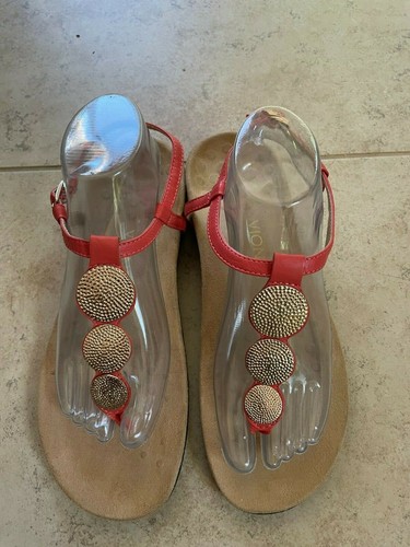 strap Orthotic Sandal Orange - Size 