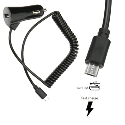 KFZ Schnell-Ladegerät für Realme C11 4,3V 13W MicroUSB LKW PKW Ladekabel