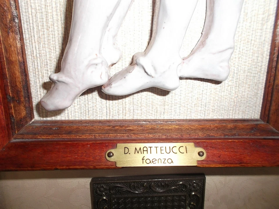 Domenico Matteucci Faenza '900 ceramica - Immagine 2 di 3