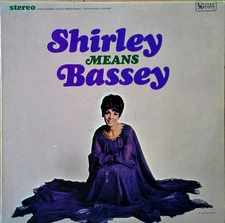 SHIRLEY BASSEY - SHIRLEY MEANS BASSEY - UNITED ARTISTS - STEREO LP