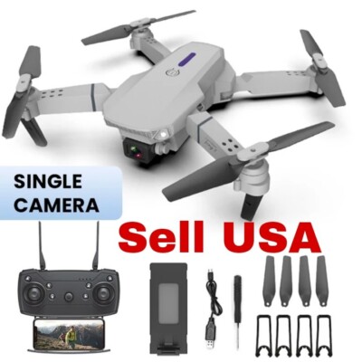 Drones avec caméra 4k HD aéronef sans pilote (UAV) photographie aérienne double 