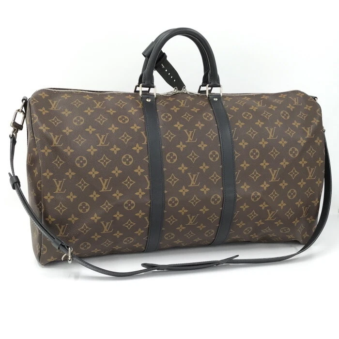 LOUIS VUITTON Keepall Bandouliere 55 Monogram Macassar M56714 2WAY shoulder  bag | eBay