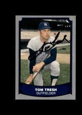 Tom Tresh 1988 Pacific Legends Yankees authentic autographed card
