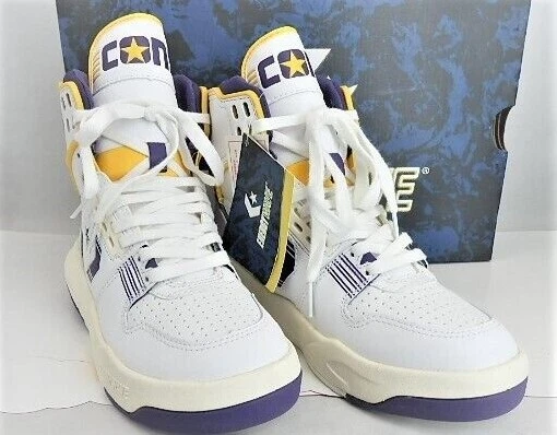 Zapatillas de cesta retro Converse ERX 400 EW HI US5 7 blancas