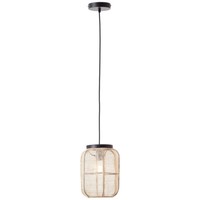 Brilliant 99602/76 Tannah Pendel HäNge Decken Leuchte Lampe 22Cm Schwarz Natur