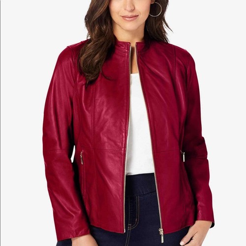 jessica london leather jacket