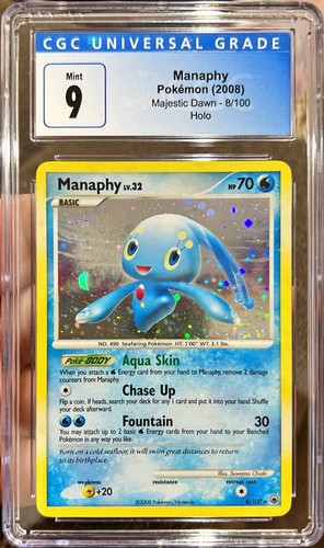 Manaphy graded CGC 9 for sale on eBay