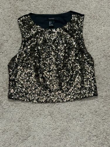 Forever 21 Ombré Sequin Tank Top  Sequin tank tops, Sequin tank