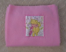 Disney Baby Winnie the Pooh Blanket Piglet Pink Fleece Security Lovey