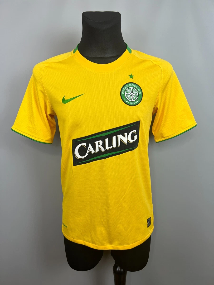 Mens NIKE Celtic Football Club Carling Soccer Jersey Shirt Size Small S