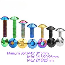 Titanium Bolt M4 M5 M6 Umbrella Torx Head Screw for Motorcycle Bike Ti Fasteners