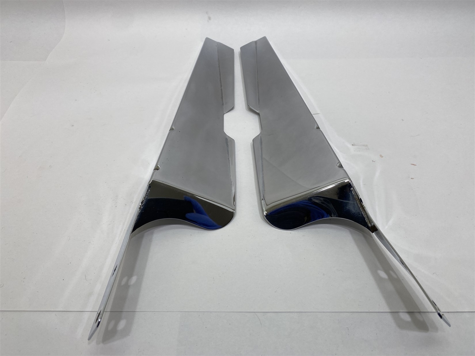 05 HarleyDavidson Heritage Softail Wind Deflectors Chrome 5812590A eBay