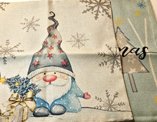 2 Gnome Throw Pillow Covers Gnome  Merry Christmas Approx. 17.5" x 17.5" New