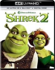 Shrek 2 4K UHD Blu-ray Digital Copy HDR Puss in Boots Bonus Content