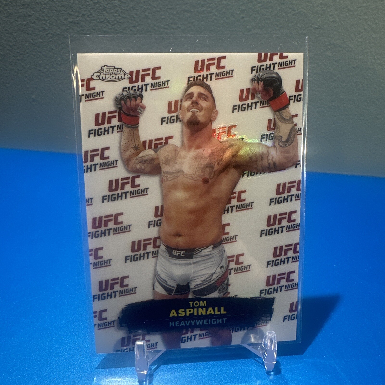 Tom Aspinall UFC Fight Night SP Insert - 2024 Topps Chrome UFC #UFN-1