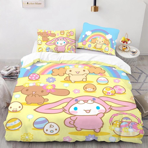 Carino set biancheria da letto stampe Cinnamoroll copripiumino federa Natale - Foto 3 di 37