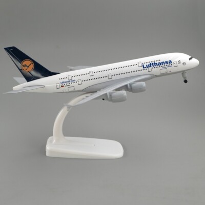 18cm Aircraft Germany Deutsche Lufthansa Airbus A380 Alloy Plane Model Toy Gift