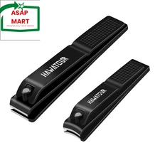 Nail Clippers Set, Ultra Sharp Sturdy Fingernail and Toenail Clipper Cutters wit