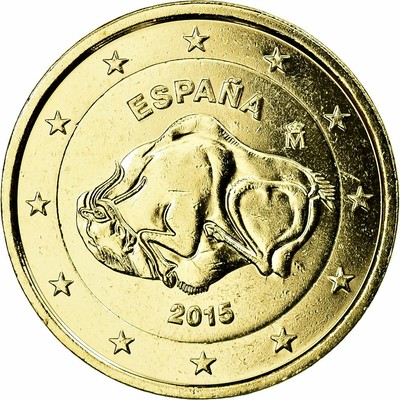 730672 Spain 2 Euro Grotte D Altamira 2015 Gold Plated Coin Ef 40 45 Ebay