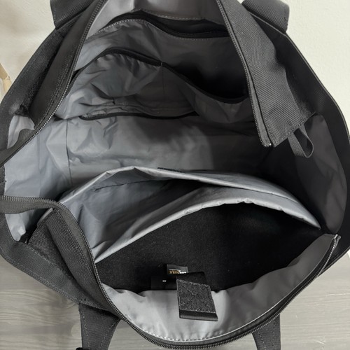 AER Tote Bag Cordura Canvas Black Enigma Logo - Picture 8 of 11