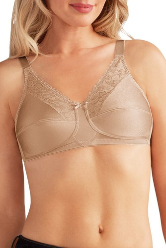 Amoena 'Nancy' Non-Wired Pocketed Mastectomy Bra - NUDE - 48A - Picture 2 of 3