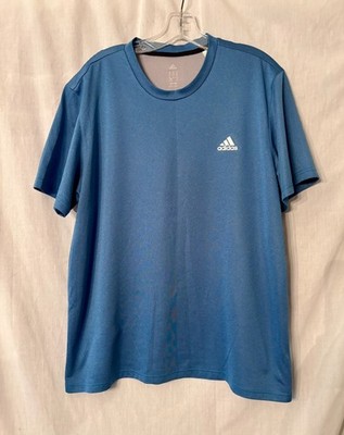 Adidas Climalite Men's XL Blue Short Sleeve Athletic Performance T Shirt