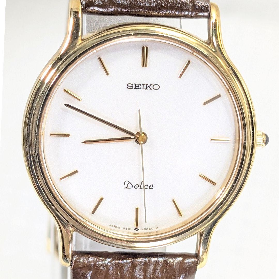 Watch Resistant Used Dolce Replaced Quartz Men's Seiko 38mm Water Battery - vintagewatches.pk