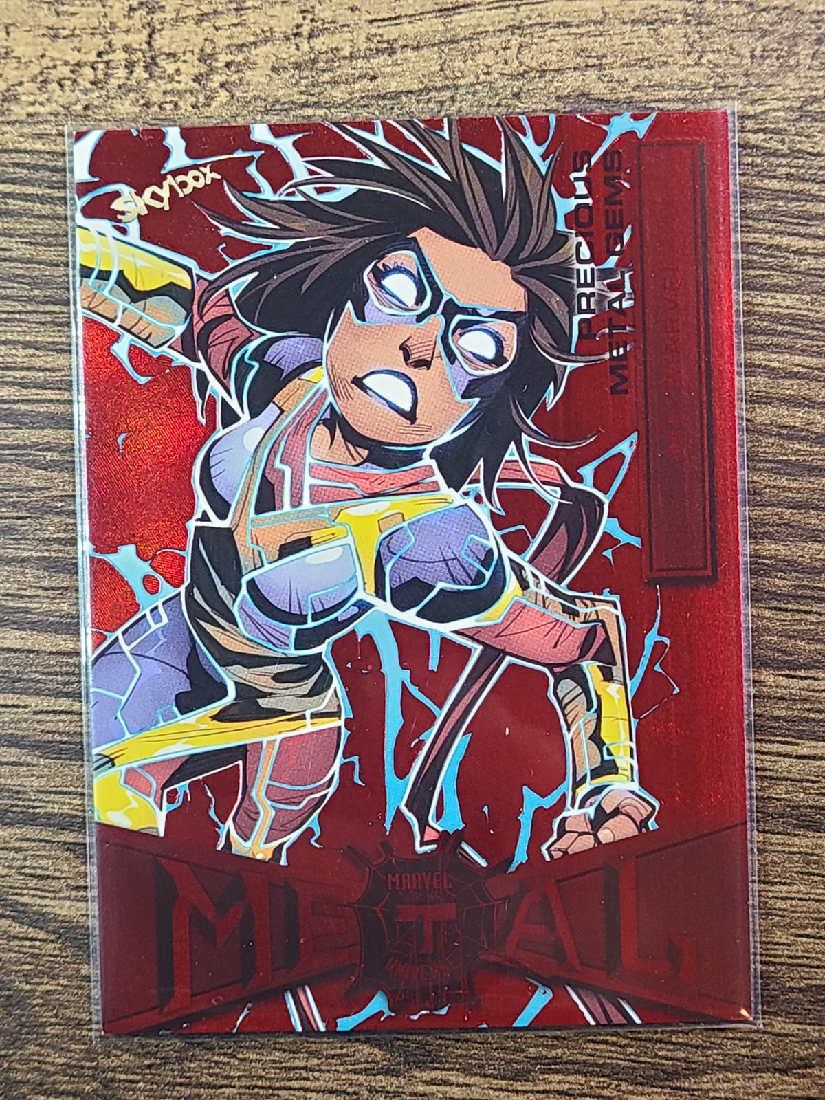 2021 Marvel Metal Spider-Man Precious Metal Gems Red PMG #59 Ms. Marvel 15  /100
