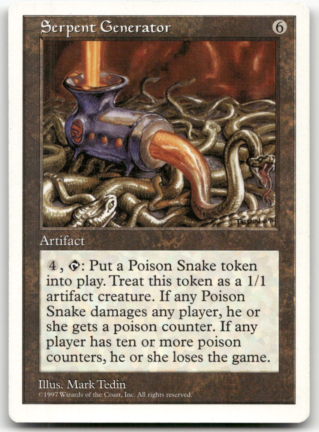 Serpent Generator (NM) Fifth Edition 5ED Magic MTG
