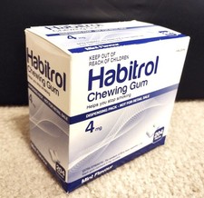 1 Box Habitrol Nicotine Gum 4mg MINT Flavor 204 Pieces  04/2026 FRESH