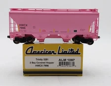 American Limited Models 1097 HO HWCX 2-Bay Covered Hopper #7996 NIB