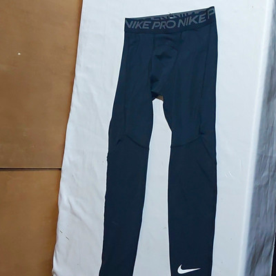 Nike Pro Dri-FIT Men's Compression Leggings Black M Gym & Training (A3)