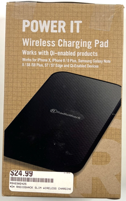 #ad RadioShack 2302425 Power It Wireless Charging Pad for Qi Enabled Products New $7.20